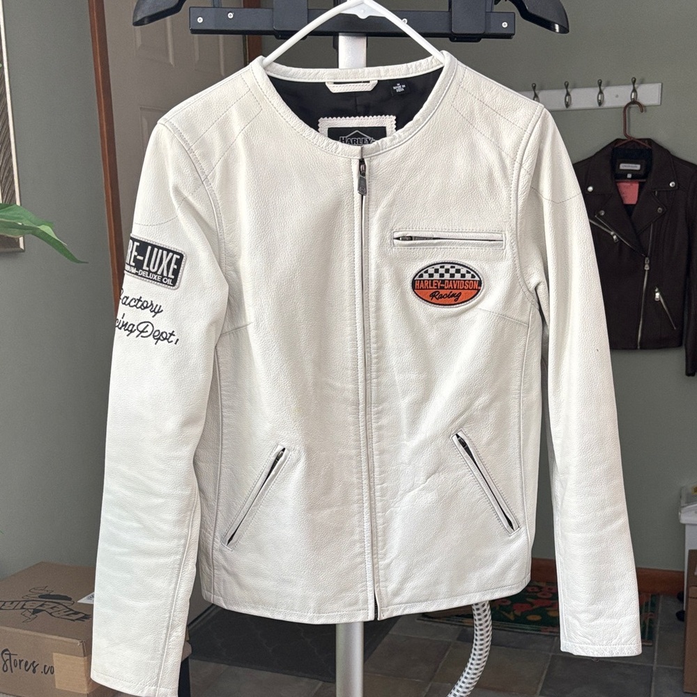 Harley-Davidson Ivory Racing Jacket - Picture 2 of 3